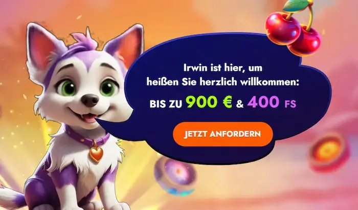 Irwin Casino Bonus – Willkommenspaket und Aktionen