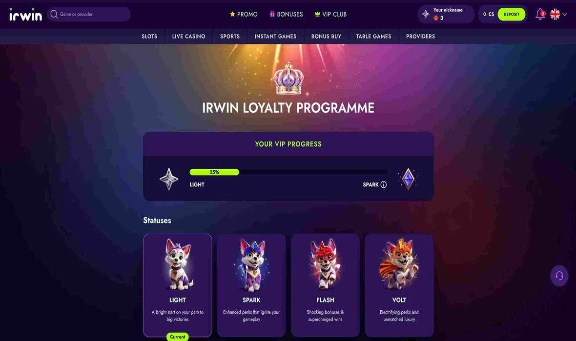 Irwin Casino cash out feature &ndash; close bets early and secure winnings
