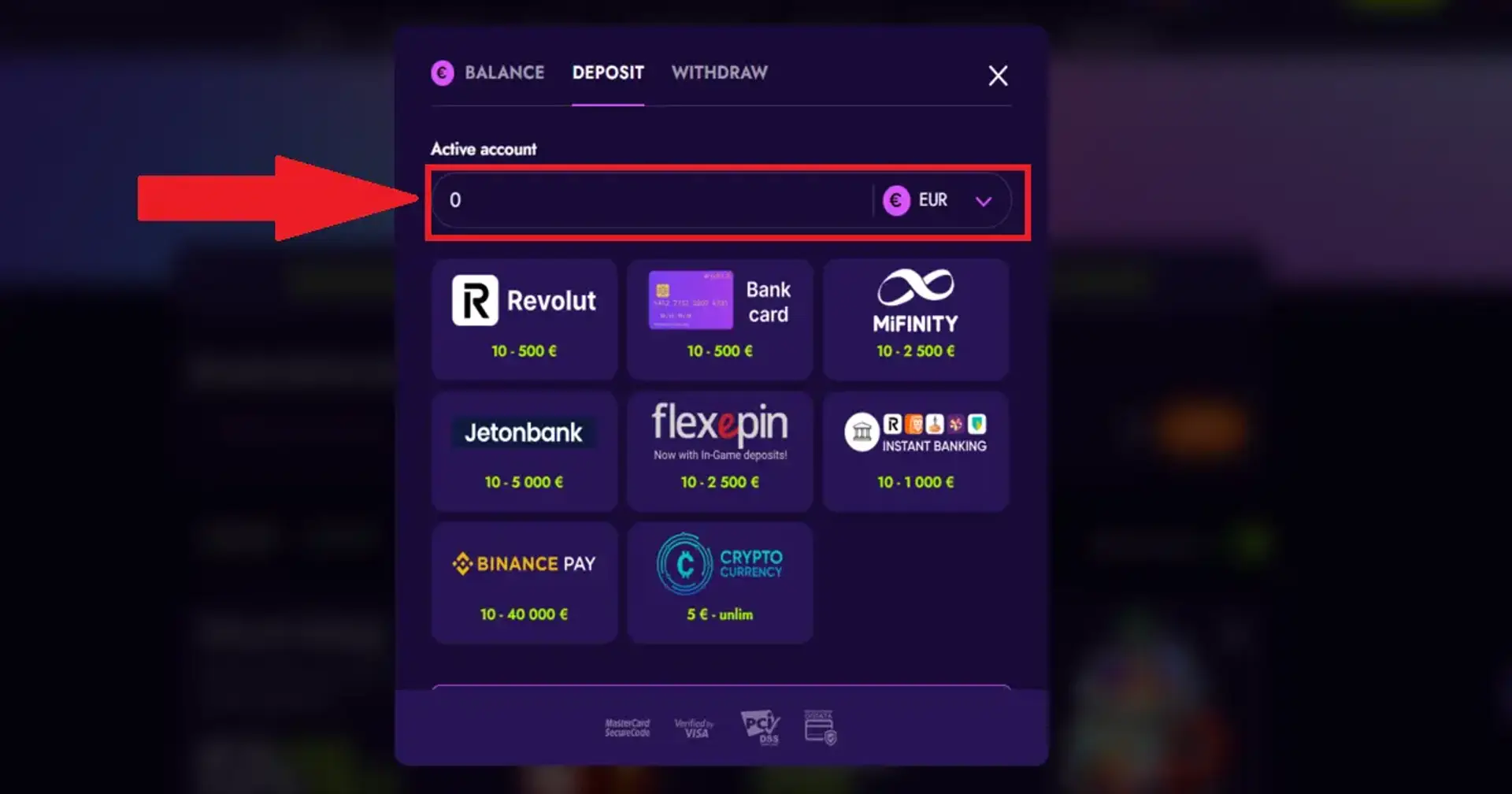 Promocode-deposit